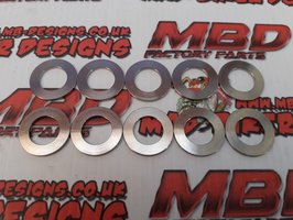 RD250LC / RD350LC and RD350 YPVS Titanium Head Nut Washers